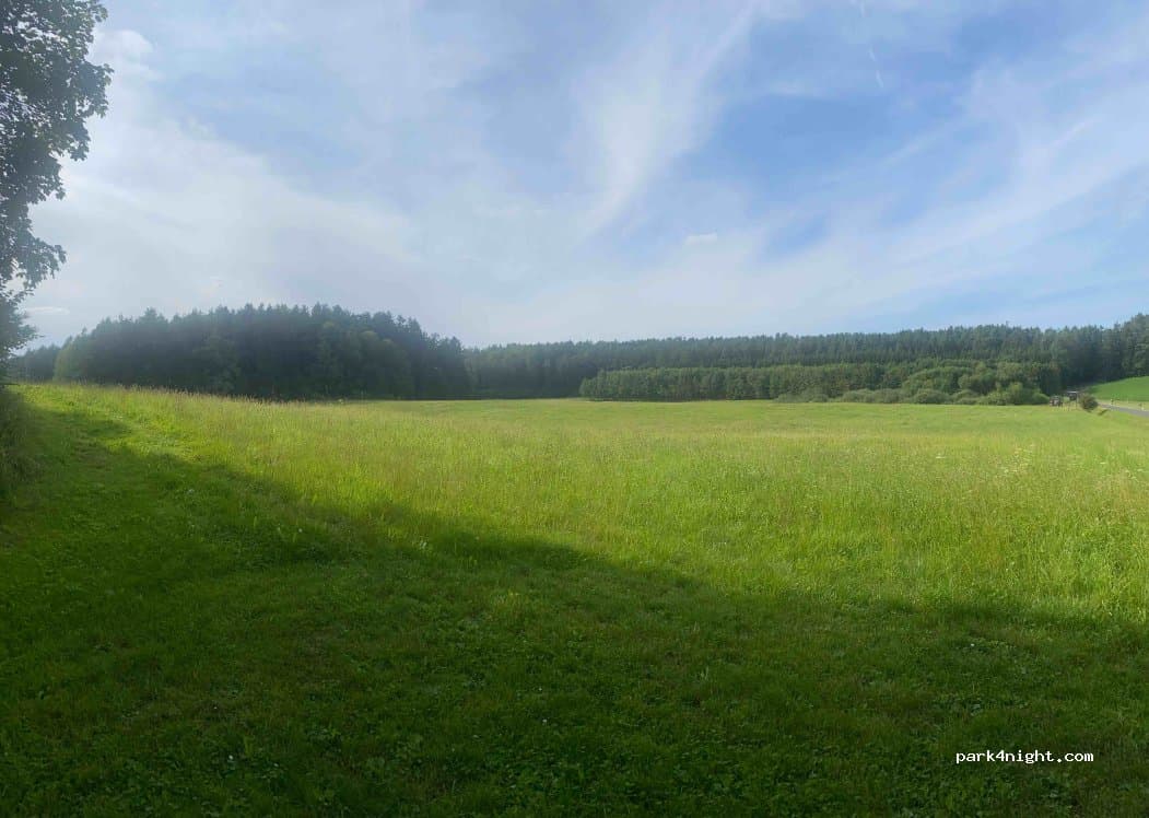 Idyllischer Naturplatz in der fränkischen Schweiz