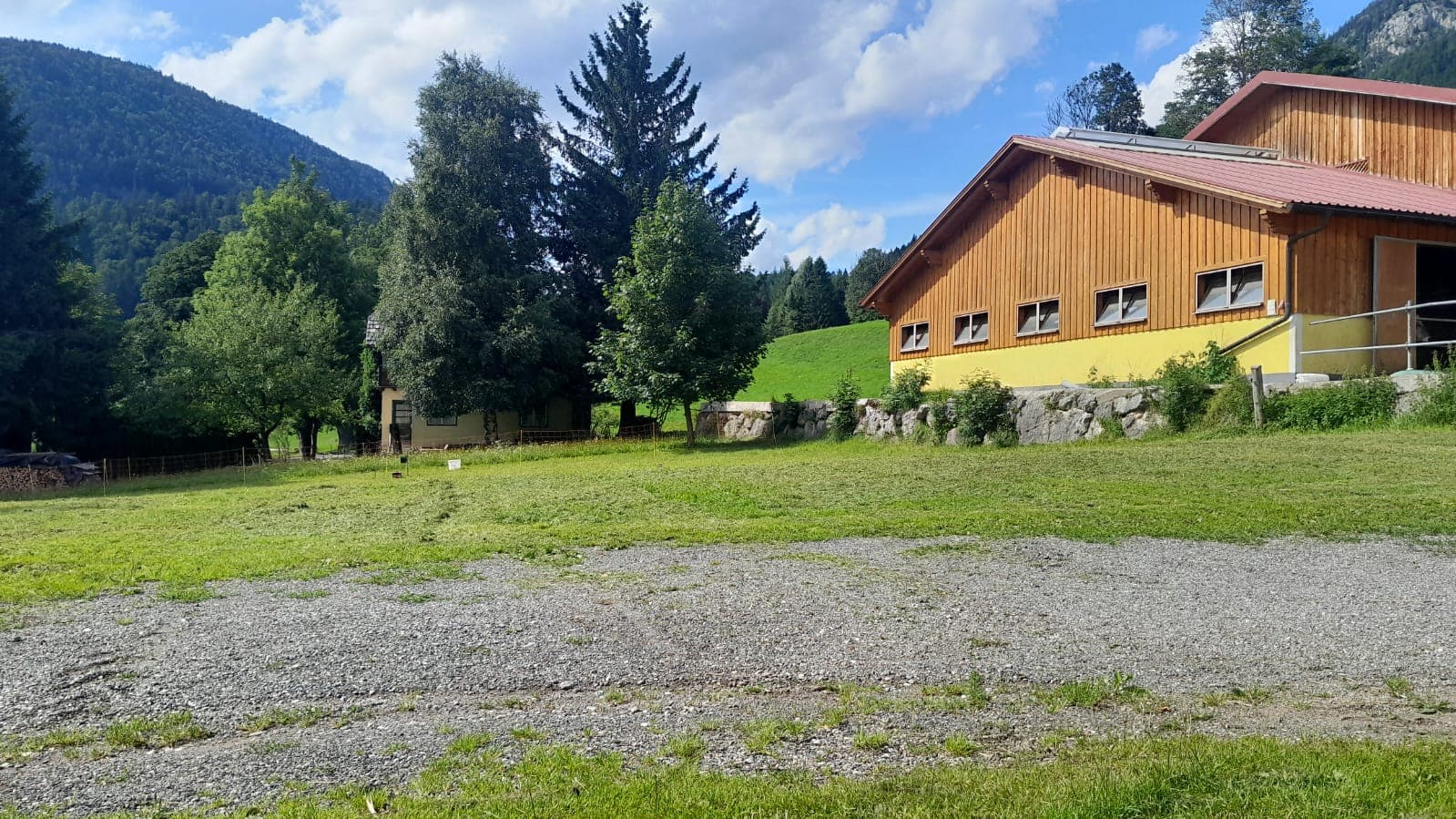 Stellplatz am Bauernhof in Kainisch